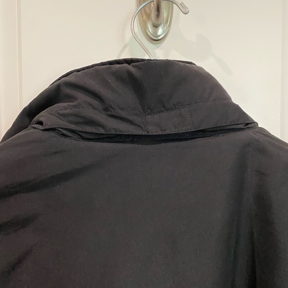 Old Navy mens black coat jacket Sz. XL built-in hood - Picture 3 of 11